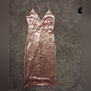 Women's Windsor violet velvet bodycon dress size medium